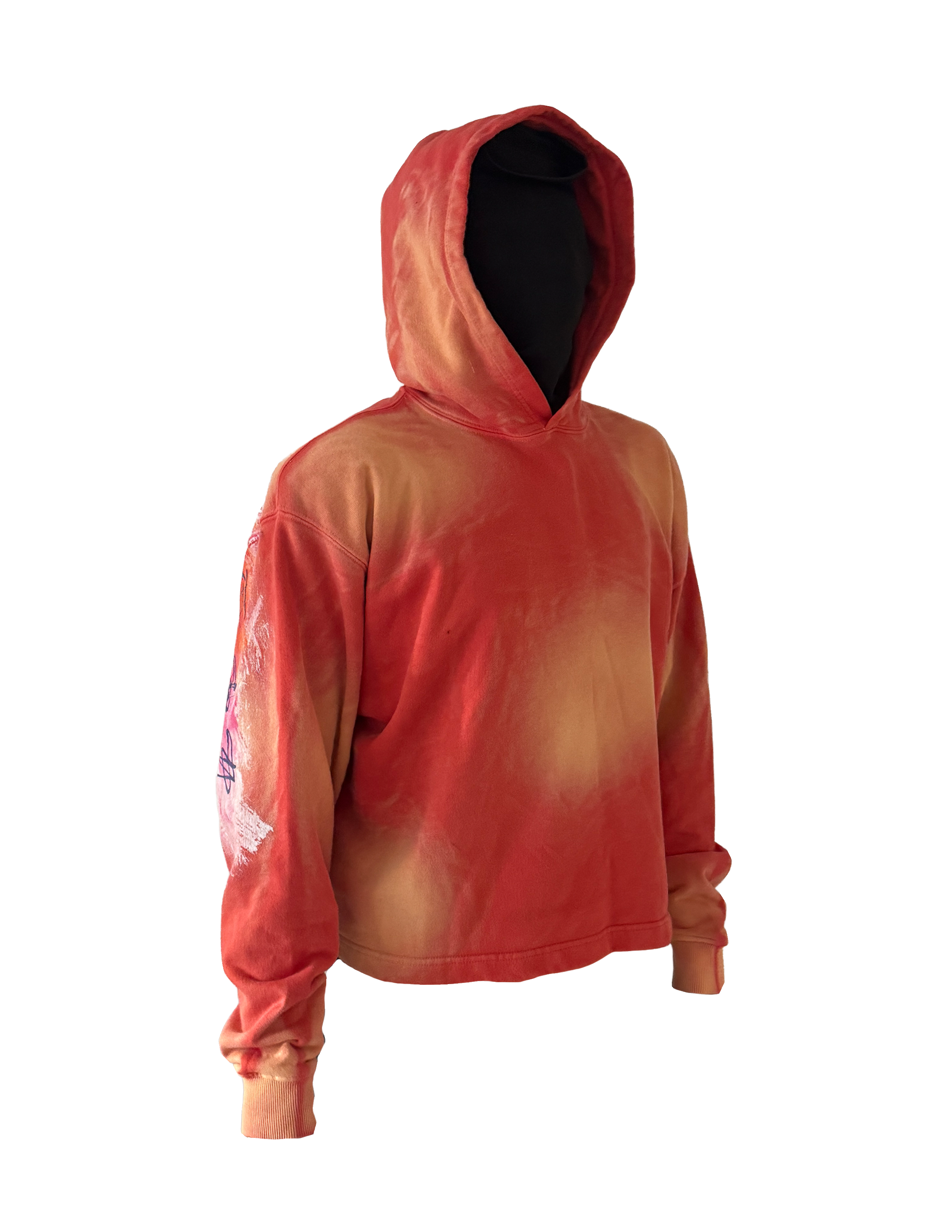 Orange Boxy Hoodie