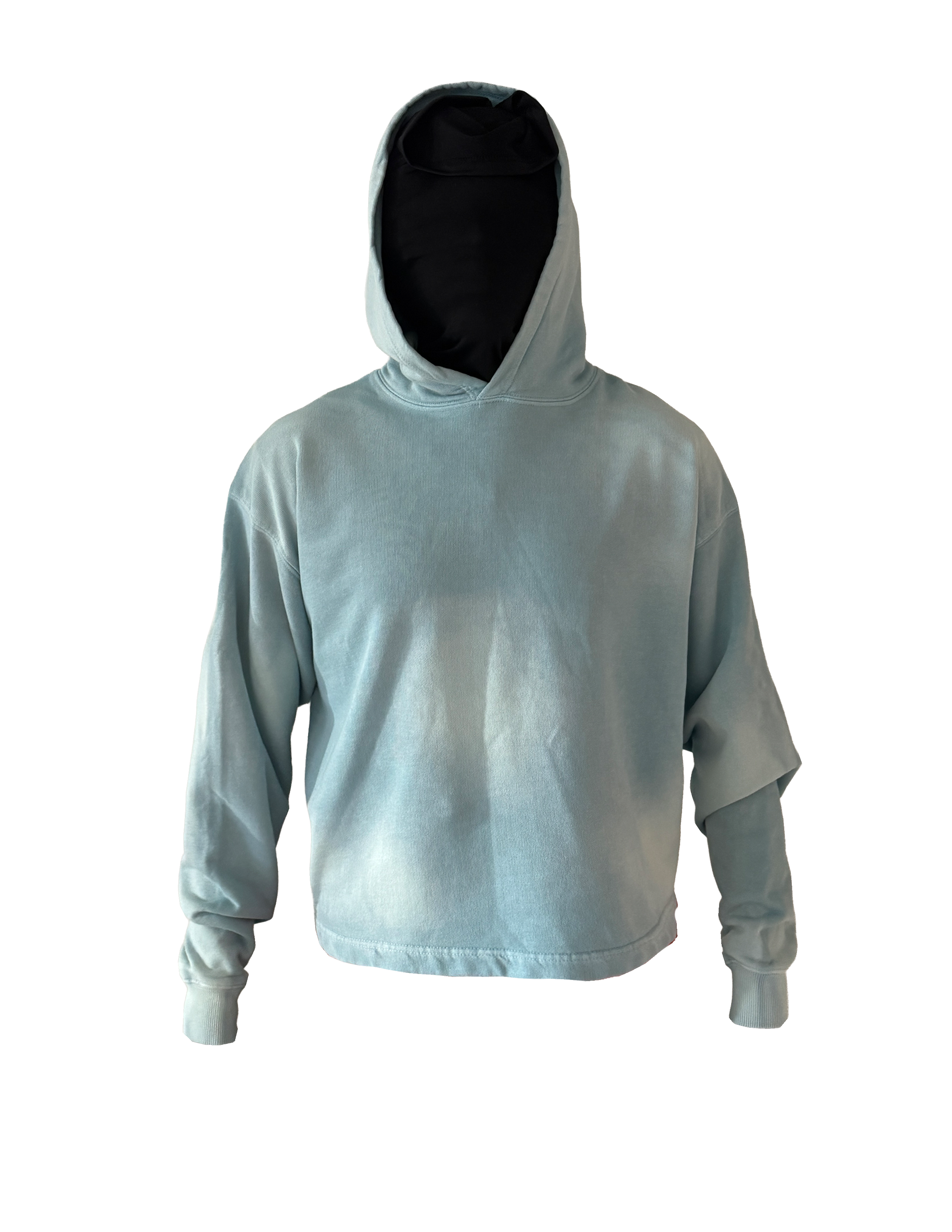 Sky Blue Boxy Hoodie