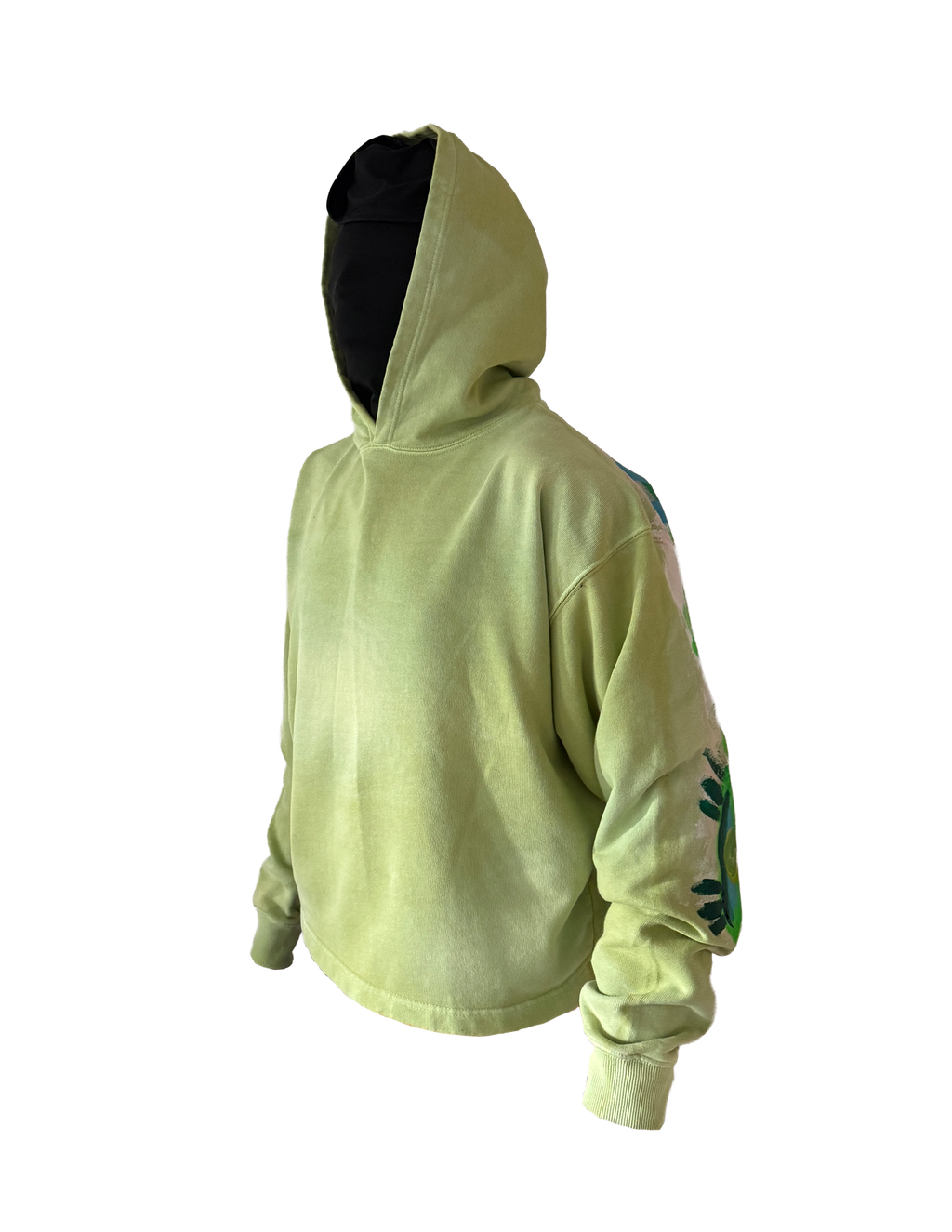 Lime Green Boxy Hoodie
