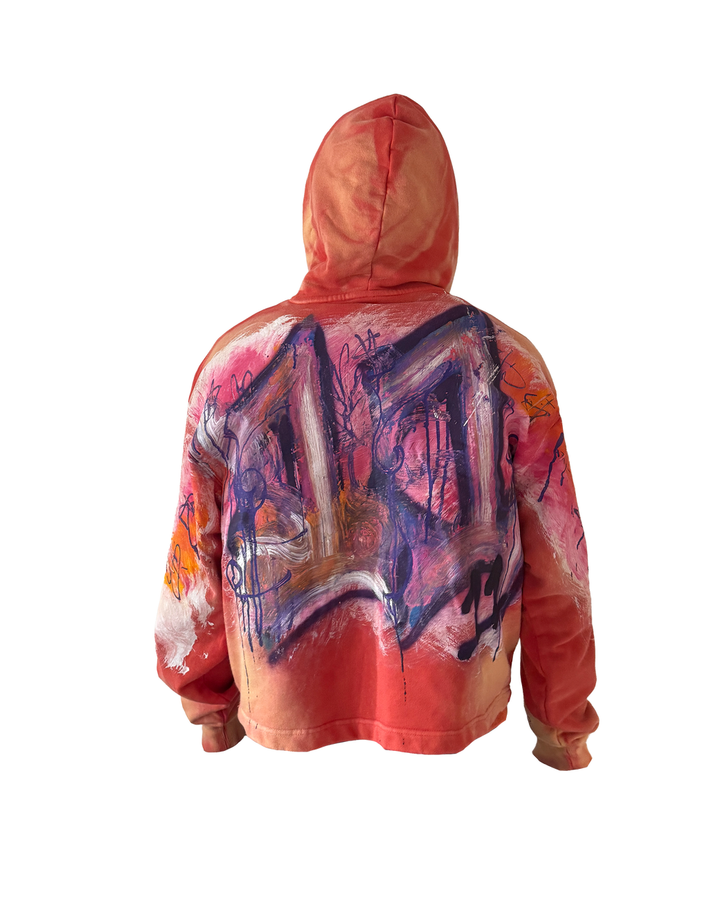 Orange Boxy Hoodie