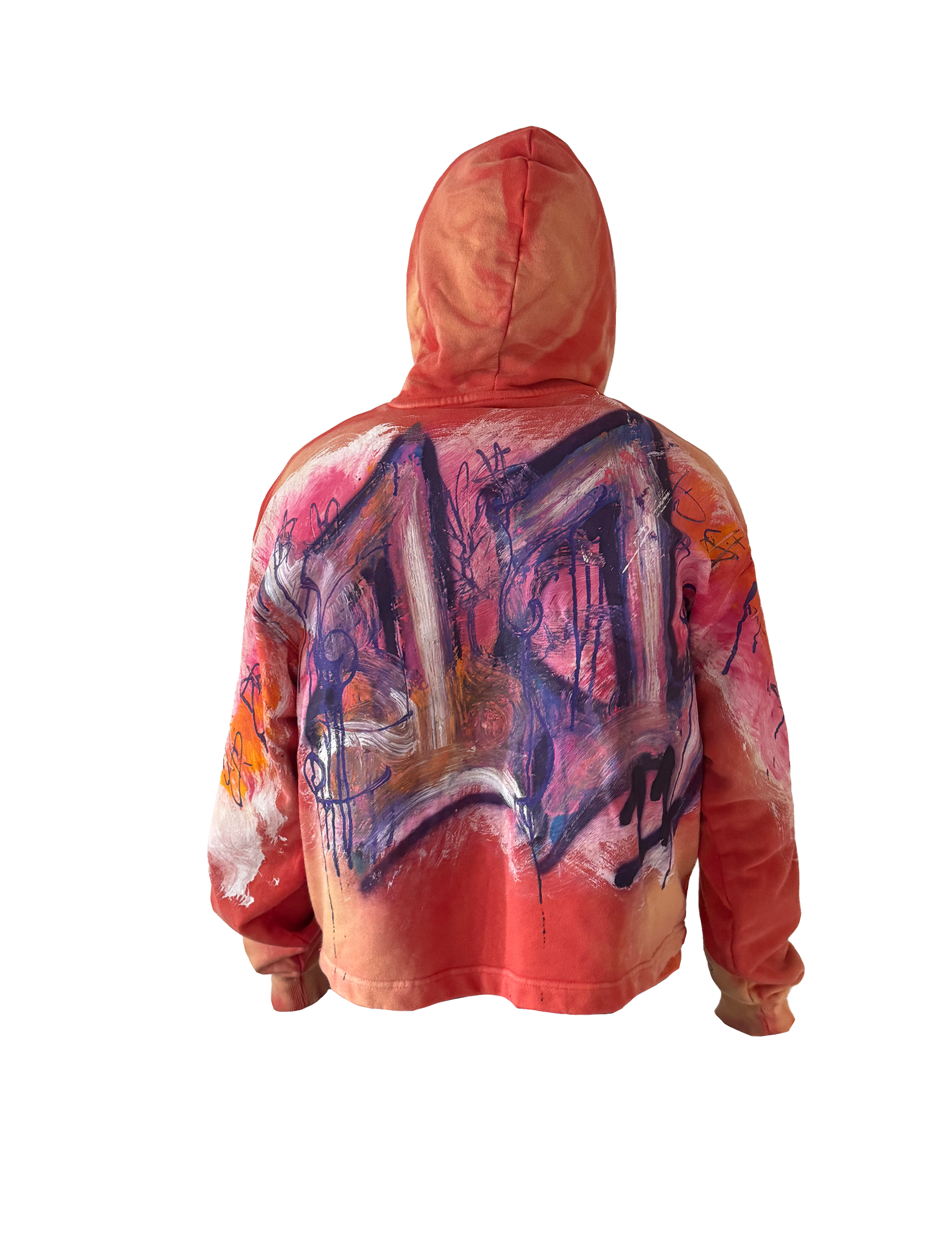 Orange Boxy Hoodie