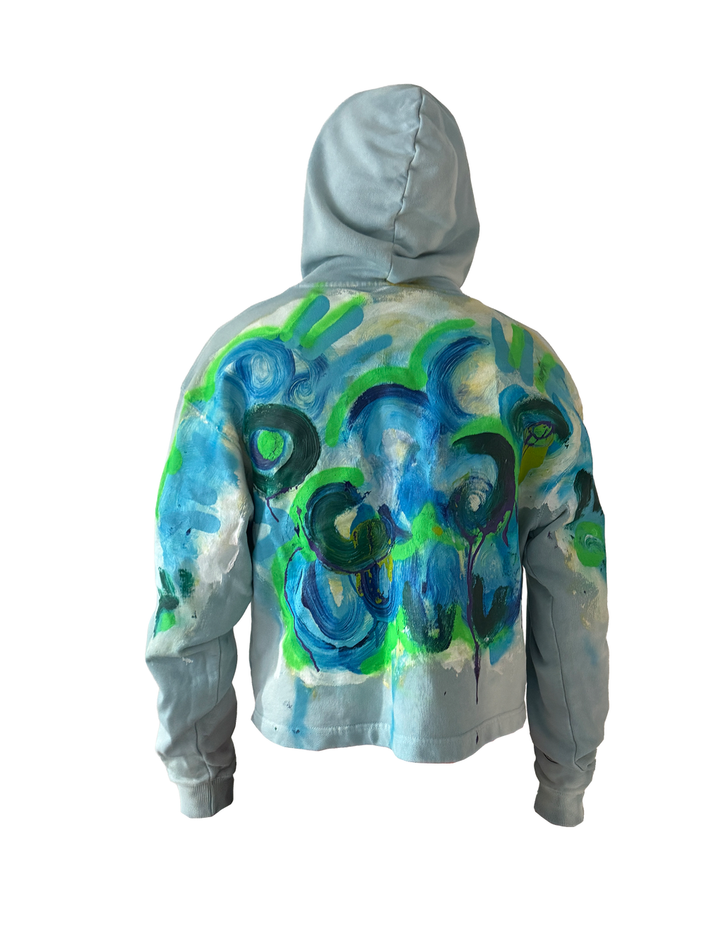 Sky Blue Boxy Hoodie