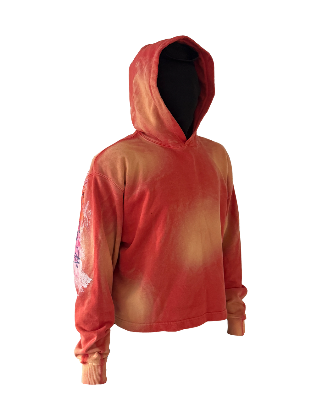 Orange Boxy Hoodie