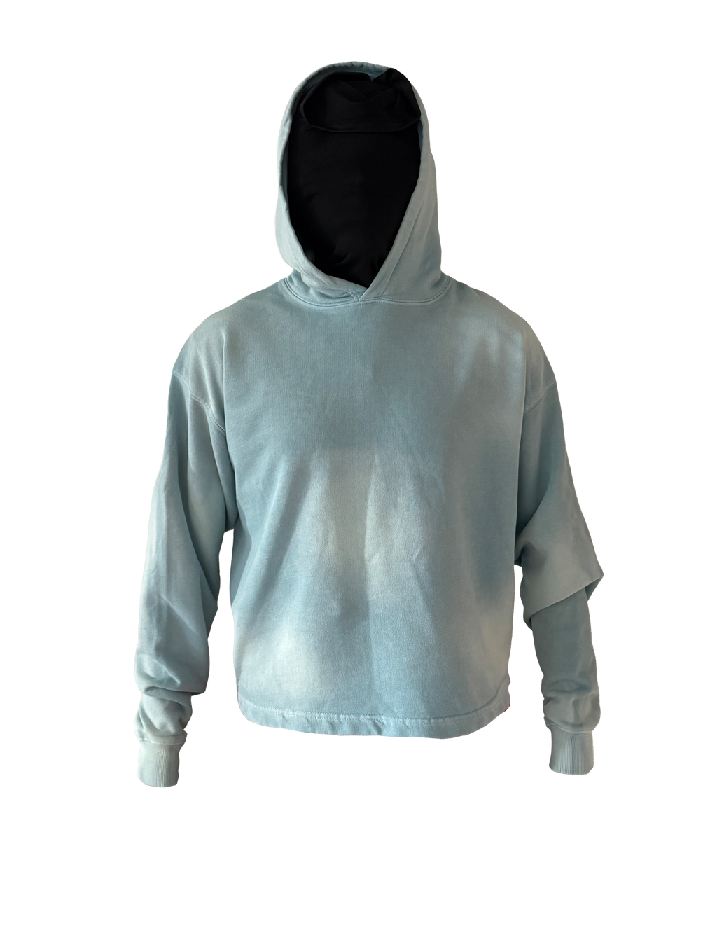 Sky Blue Boxy Hoodie