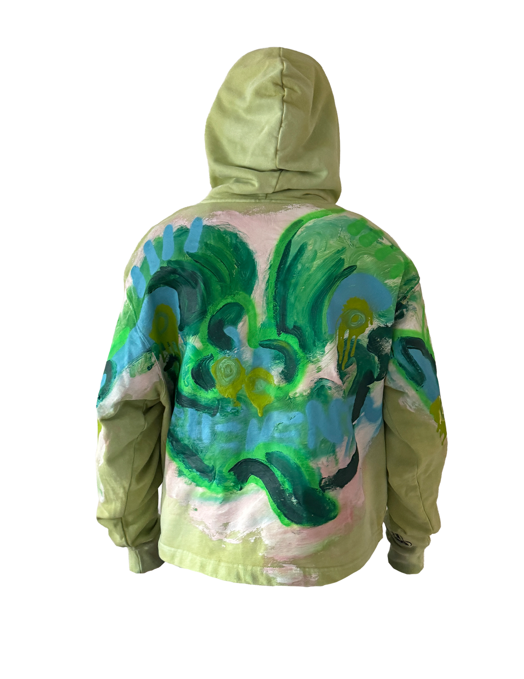 Lime Green Boxy Hoodie
